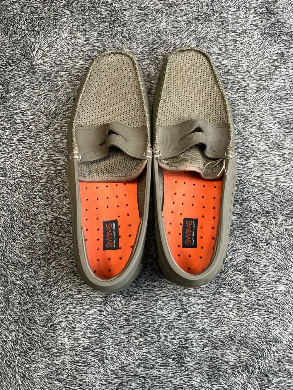 SWIMS Olive Green Mesh Loafer Slip-On Water Shoes Men’s Size 7